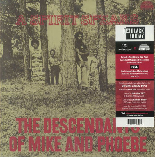 A Spirit Speaks - Vinyl LP vinyl record cover