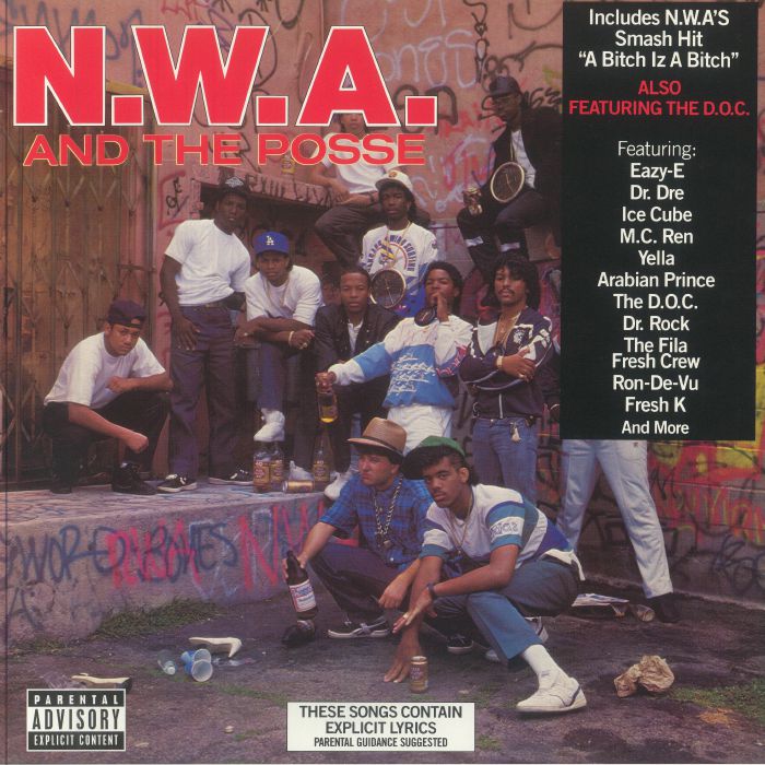 NWA & The Posse - Vinyl LP vinyl record cover