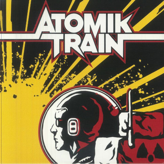 Atomik Train - Limited Edition Red Splattered Vinyl LP vinyl record cover