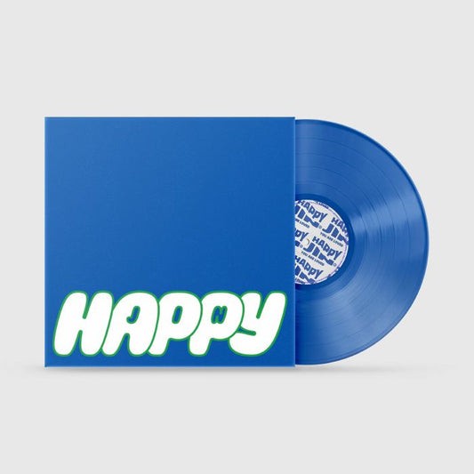 Happy - Limited Edition Blue Vinyl EP vinyl record cover