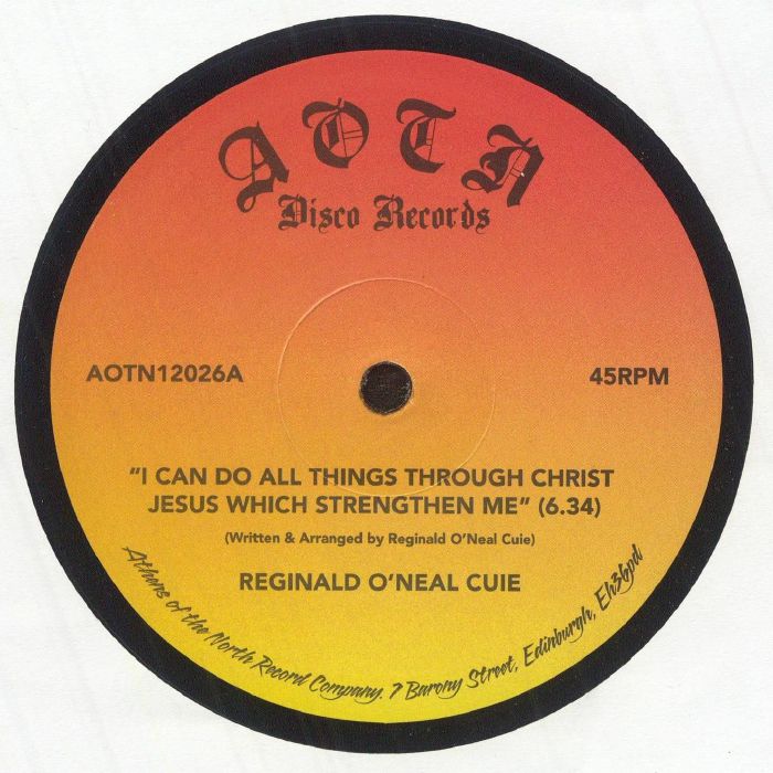 I Can Do All Things Through Christ Jesus Which Strengthen Me - Vinyl Single vinyl record cover