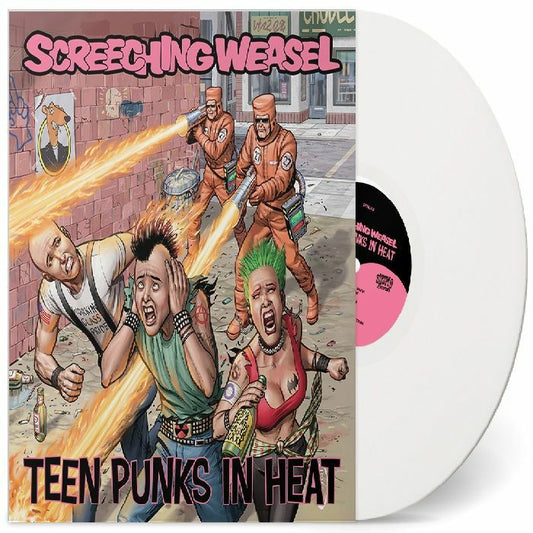 Teen Punks In Heat - Remastered White Vinyl LP vinyl record cover