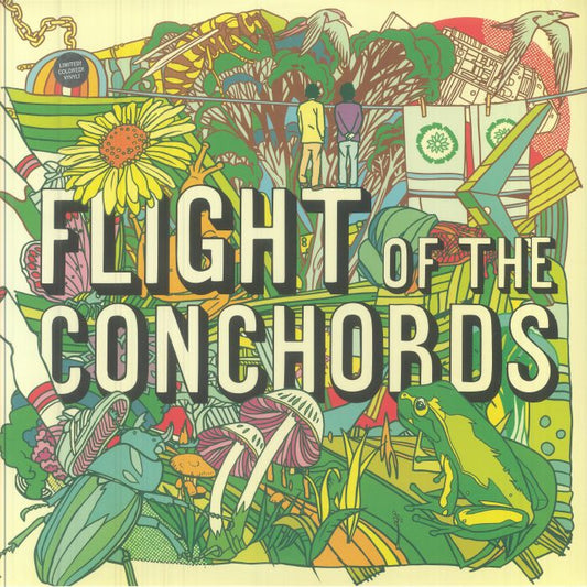 Flight Of The Conchords - Limited Edition Metallic Green Vinyl LP vinyl record cover