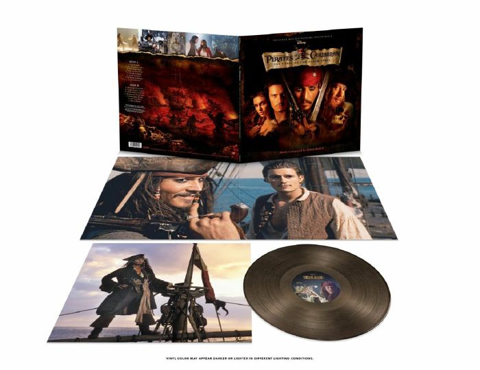 Pirates Of The Caribbean: Curse Of The Black Pearl (Soundtrack) - Limited Edition Coloured Vinyl LP vinyl record cover