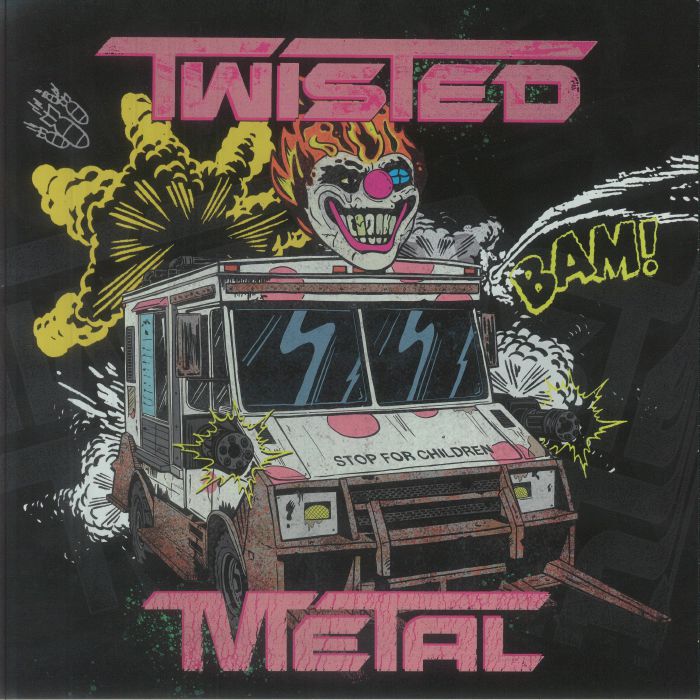 Twisted Metal Symphony - Clear Green & Pink Vinyl 2xLP vinyl record cover