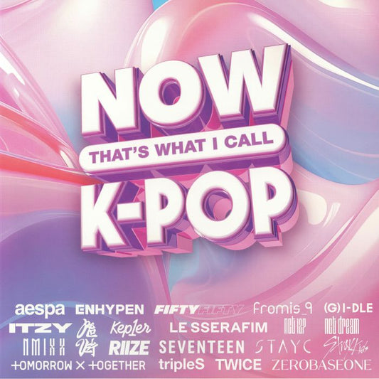 Now That's What I Call K-Pop - Limited Pink Vinyl LP vinyl record cover