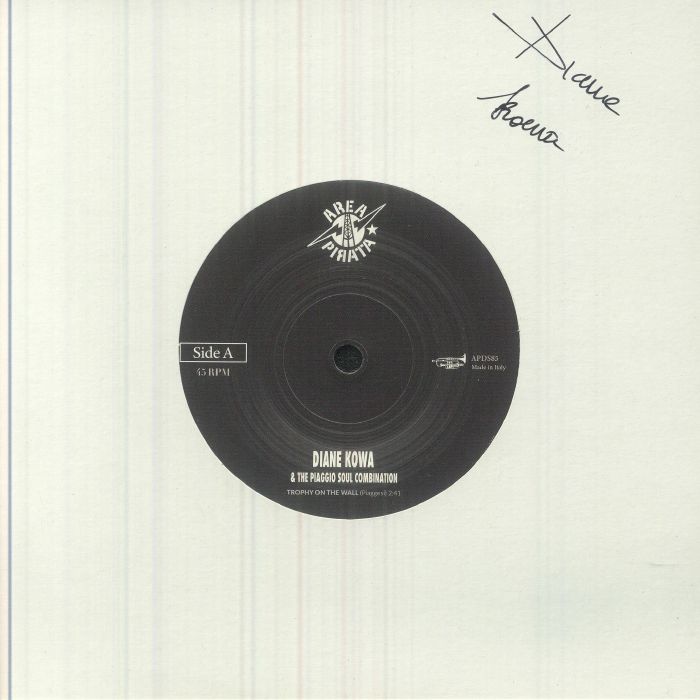 Trophy On The Wall - Autographed Vinyl Single vinyl record cover