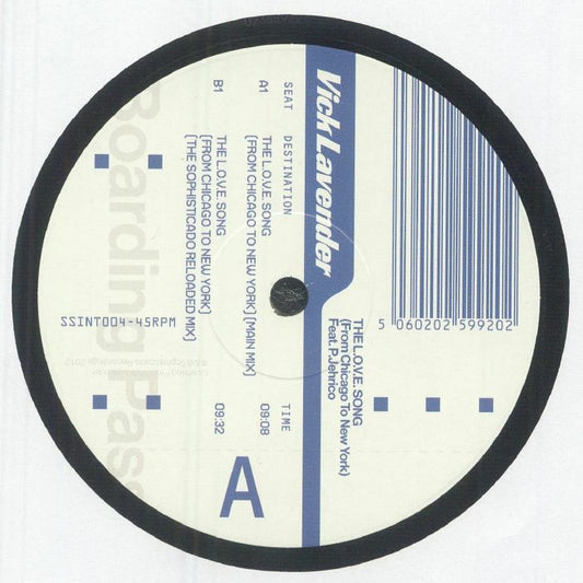 The LOVE Song (From Chicago To New York) - Vinyl Single vinyl record cover