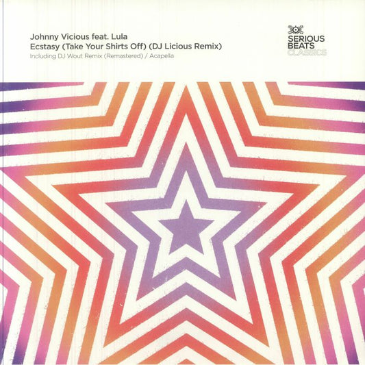 Ecstasy (Take Your Shirts Off) - Vinyl Single vinyl record cover