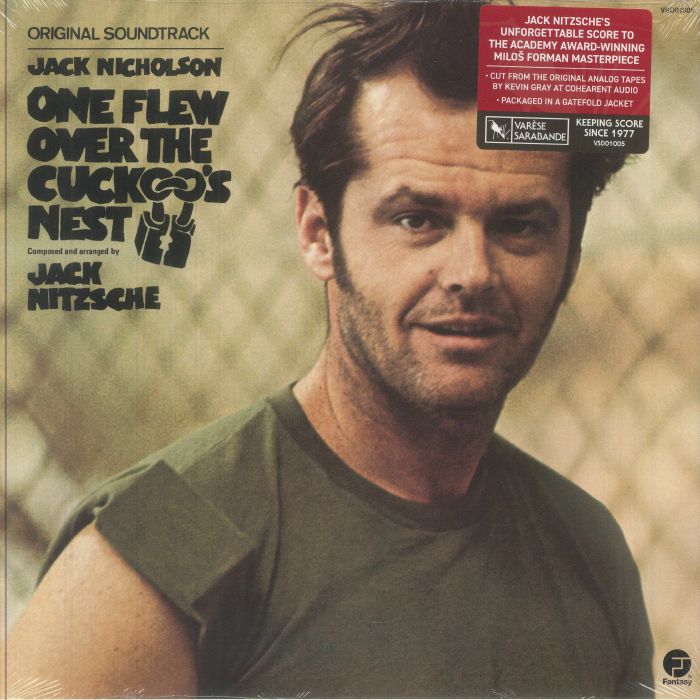 One Flew Over The Cuckoo's Nest - Soundtrack Vinyl LP vinyl record cover