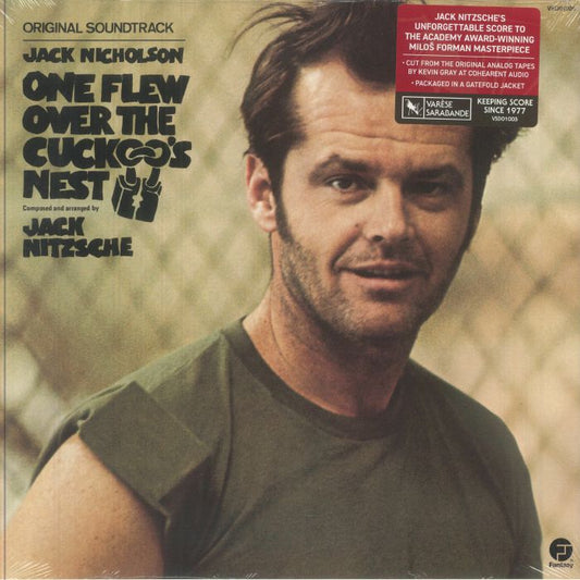 One Flew Over The Cuckoo's Nest - Soundtrack Vinyl LP vinyl record cover