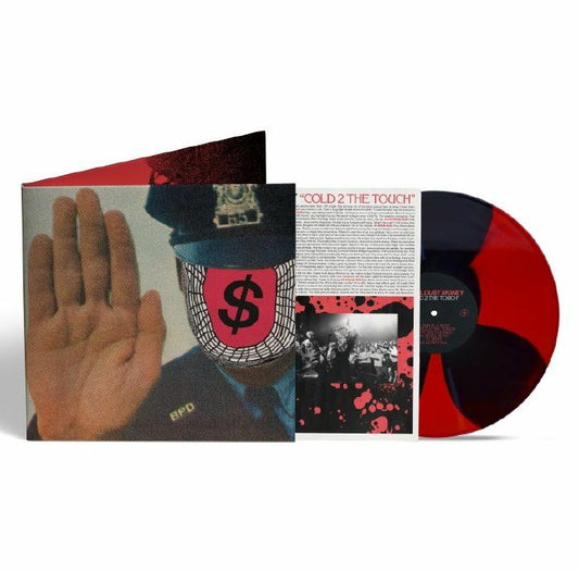 Cold 2 The Touch - Red & Black Pinwheel Vinyl LP vinyl record cover