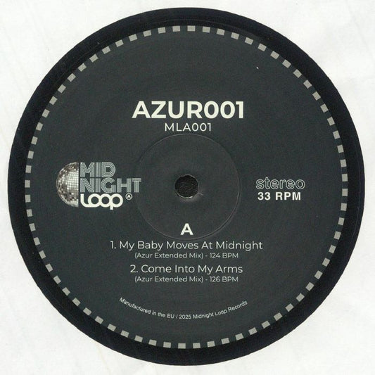 AZUR 001 - Vinyl EP vinyl record cover