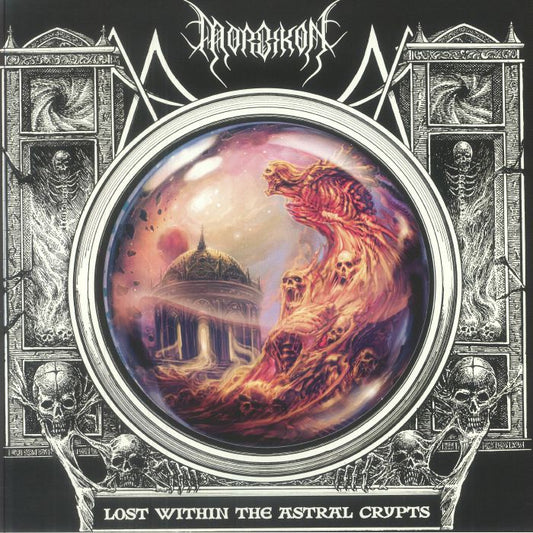 Lost Within The Astral Crypts - Blue Marbled Vinyl LP vinyl record cover