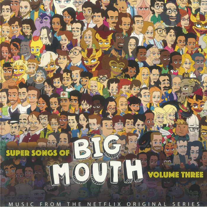 Super Songs Of Big Mouth Vol 3 (Soundtrack) - Yellow Vinyl LP vinyl record cover