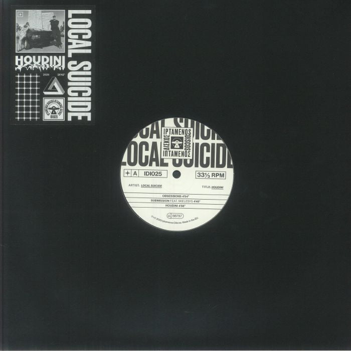 Houdini - Clear Vinyl EP vinyl record cover