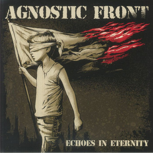 Echoes In Eternity - Clear Red Blue & Yellow Marbled Vinyl LP vinyl record cover