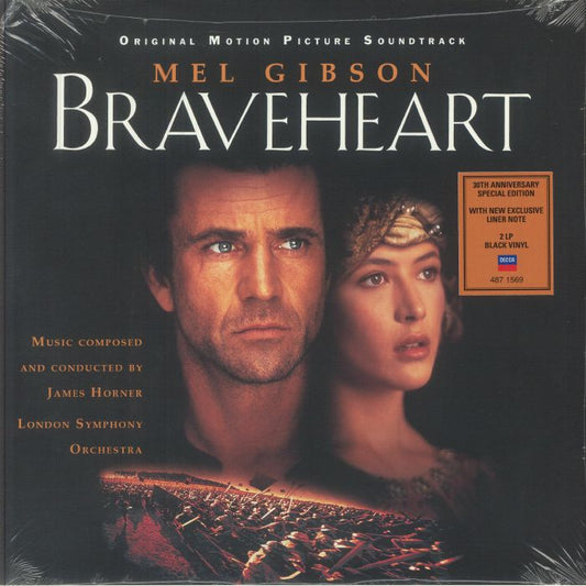 Braveheart (Soundtrack) - 30th Anniversary Edition 2xLP vinyl record cover