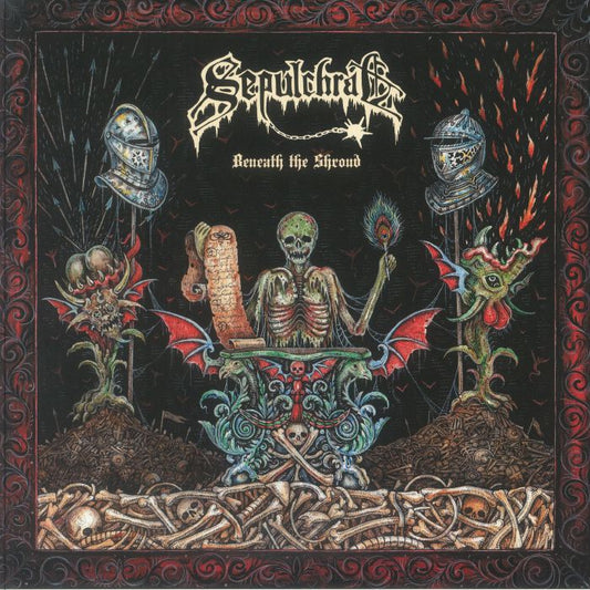 Beneath The Shroud - Clear Red Vinyl LP vinyl record cover
