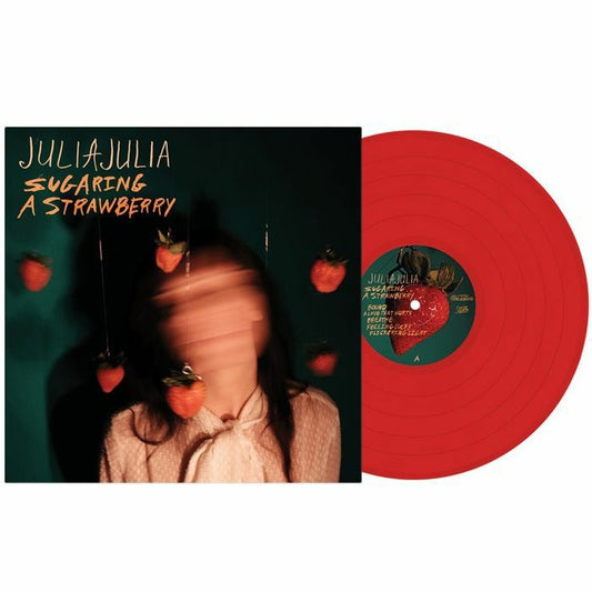 Sugaring A Strawberry - Limited Edition Red Vinyl LP vinyl record cover