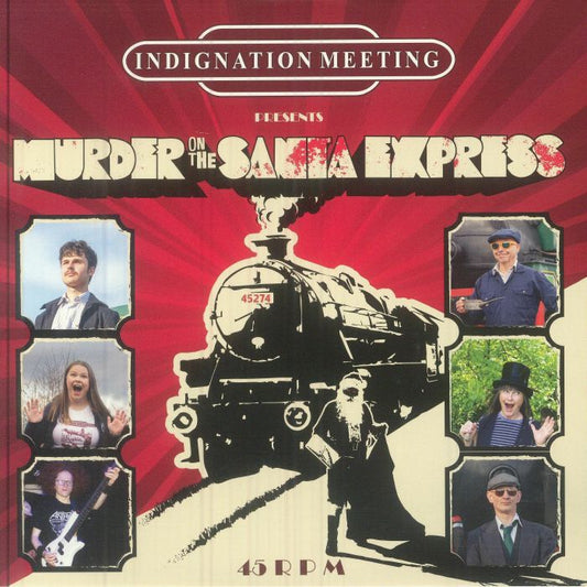 Murder On The Santa Express - Vinyl Single vinyl record cover