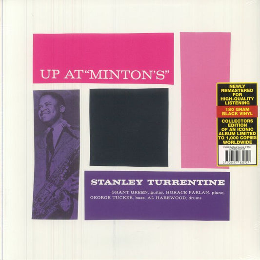 Up At Minton's Vol 2 - Remastered Vinyl LP vinyl record cover