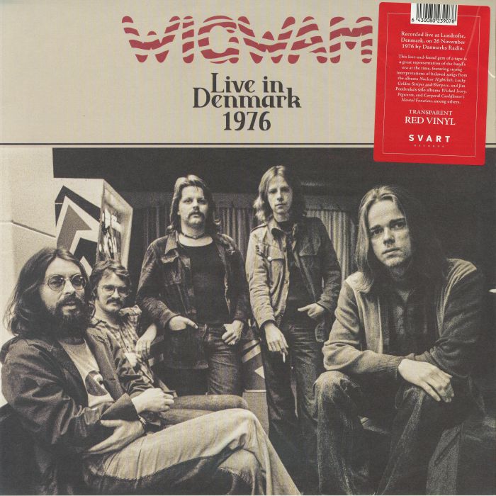 Live In Denmark 1976 - Translucent Red Vinyl 2xLP vinyl record cover