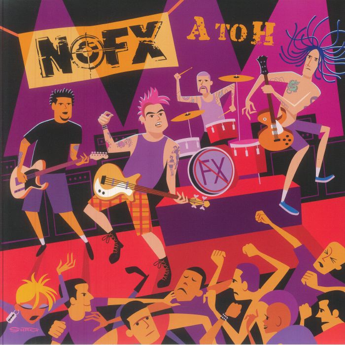 A To H - Magenta Vinyl LP vinyl record cover