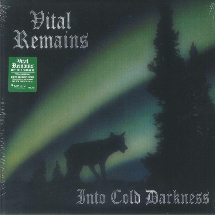 Into Cold Darkness - 30th Anniversary Edition Green Vinyl LP vinyl record cover