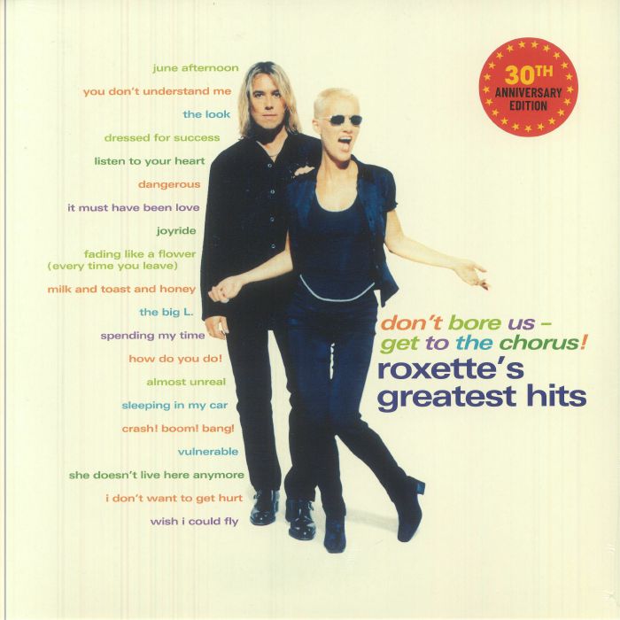 Don't Bore Us Get To The Chorus! Greatest Hits - 2xLP vinyl record cover