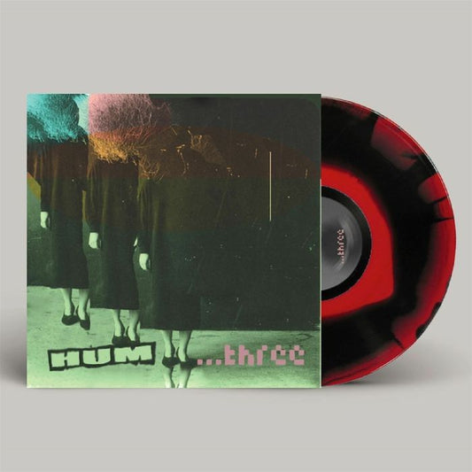 Three - Limited Edition Red & Black Vinyl LP vinyl record cover