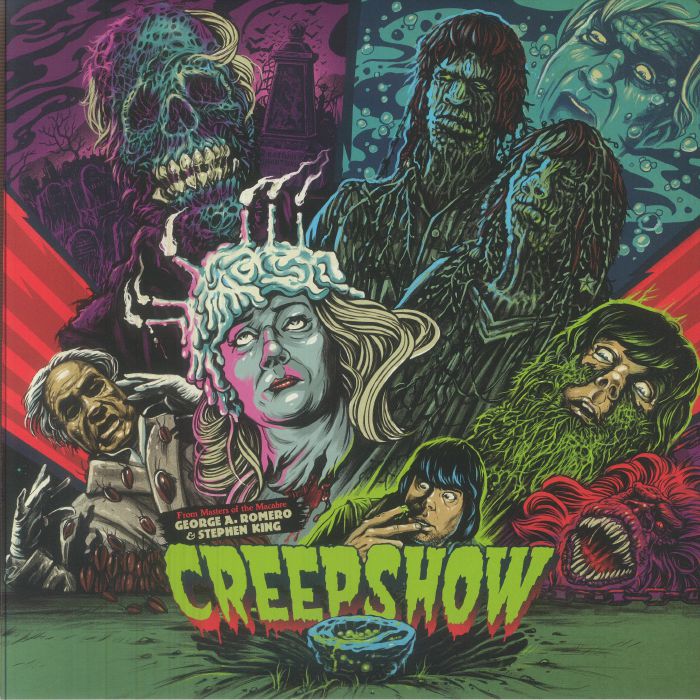 Creepshow (Soundtrack) - Remastered Green & Red Swirl Vinyl LP vinyl record cover