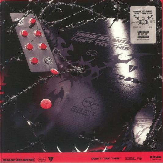 Don't Try This - Red & Orange Splatter Vinyl EP vinyl record cover