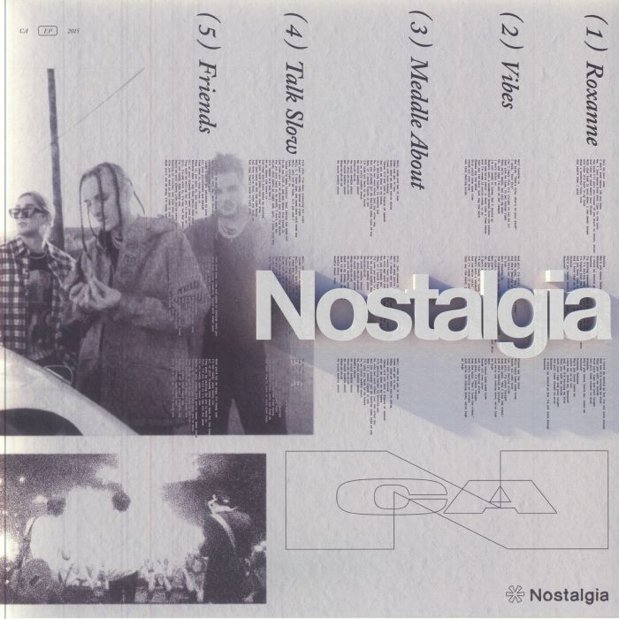 Nostalgia - Red Splatter Vinyl EP vinyl record cover