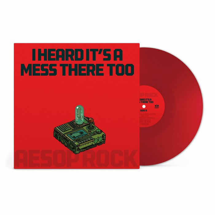 I Heard It's A Mess There Too - Limited Edition Red Vinyl LP vinyl record cover