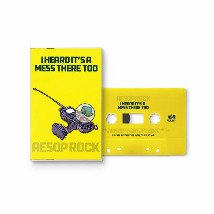 I Heard It's A Mess There Too - Lemon Yellow Cassette audio cassette cover