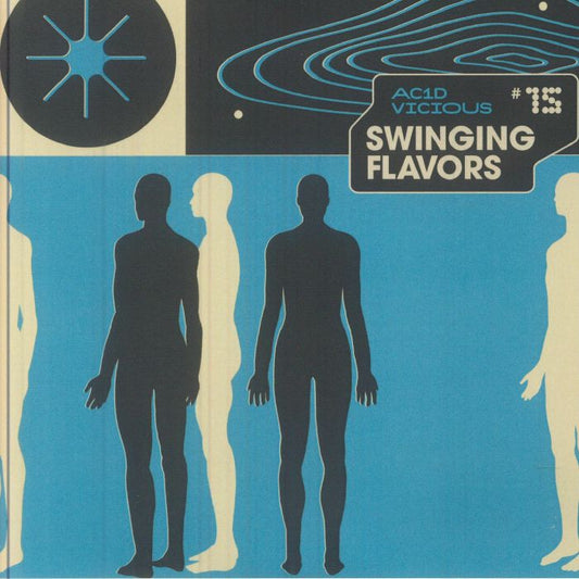 Swinging Flavours #15 - Limited Edition Turquoise Vinyl Single vinyl record cover