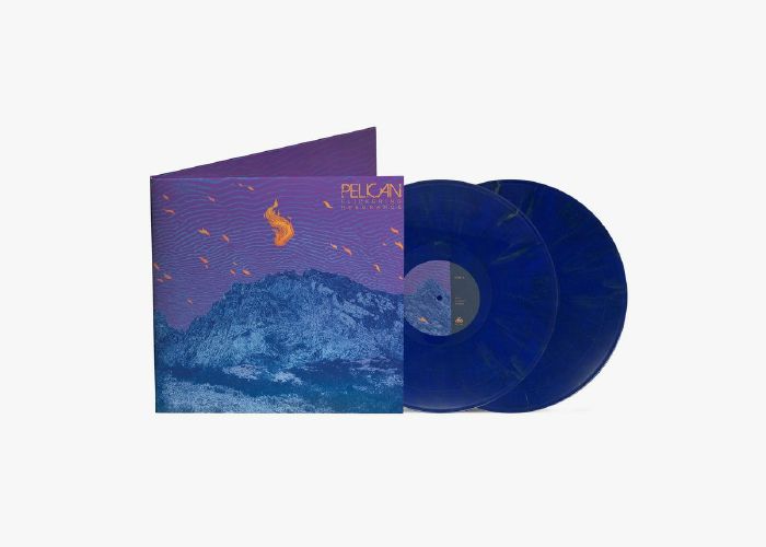 Flickering Resonance - Blue Marbled Vinyl 2xLP vinyl record cover
