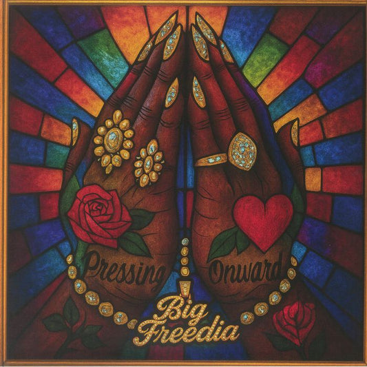 Pressing Onward - Purple Swirl Vinyl LP vinyl record cover