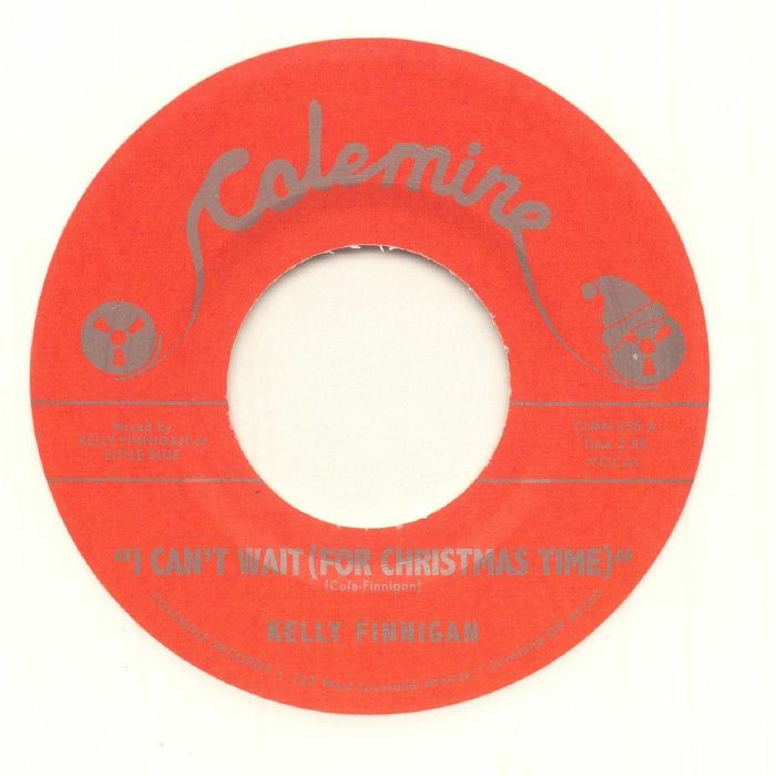 I Can't Wait (For Christmas Time) - White Vinyl Single vinyl record cover