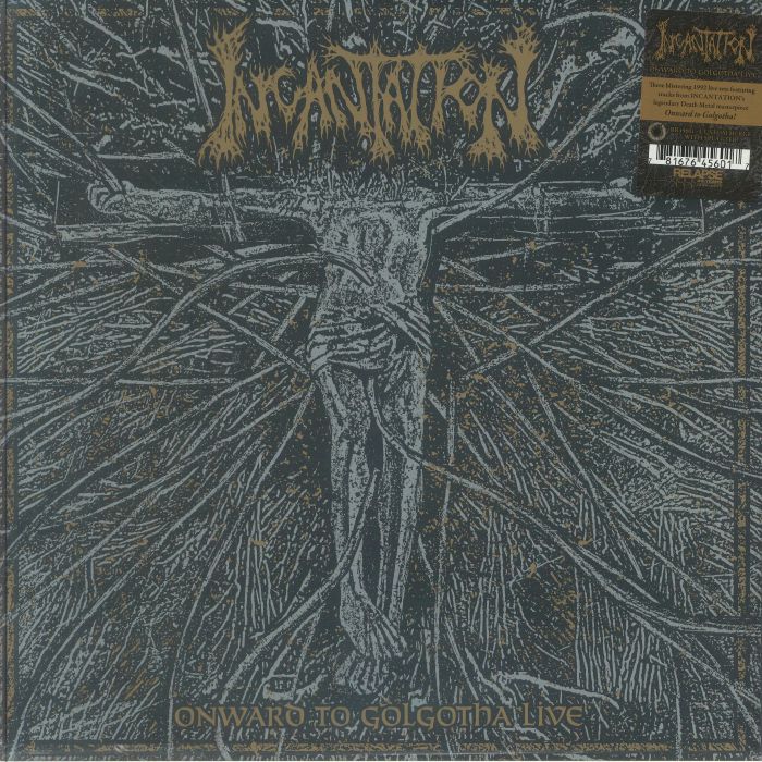 Onward To Golgotha Live - Silver Splatter Vinyl 2xLP vinyl record cover