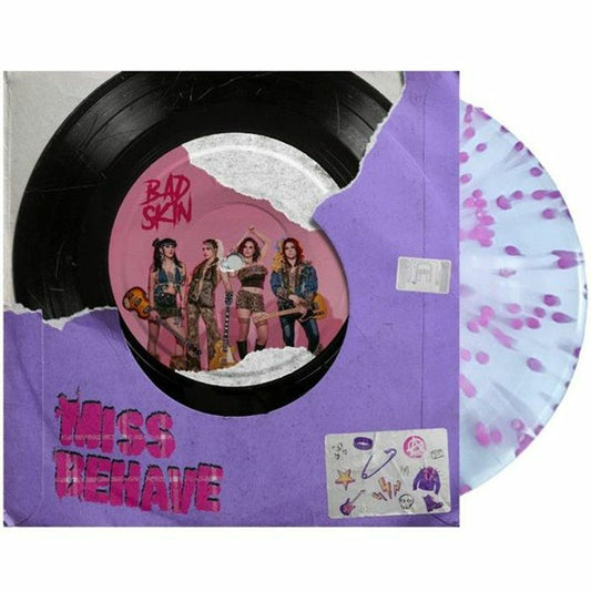 Miss Behave - Pink Splatter Vinyl LP vinyl record cover