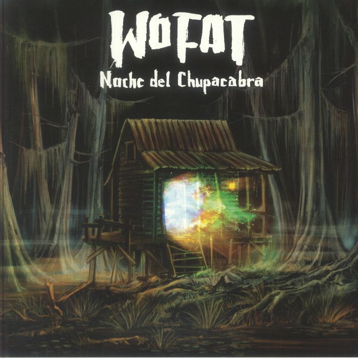Noche Del Chupacabra - Green & Black Marbled Vinyl LP vinyl record cover