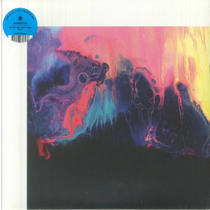 No Better Time Than Now - Blue Black & White Marbled Vinyl LP vinyl record cover