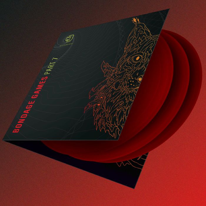 Bondage Games: Part 7 - Translucent Red Vinyl 3xLP vinyl record cover