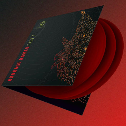 Bondage Games: Part 7 - Translucent Red Vinyl 3xLP vinyl record cover