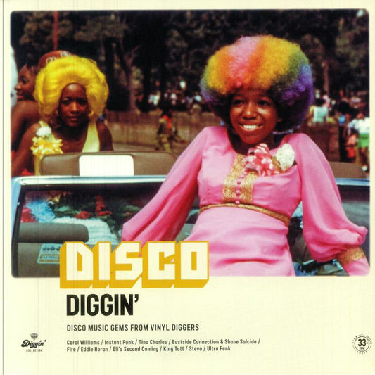 Disco Diggin': Disco Music Gems From Vinyl Diggers - Vinyl LP vinyl record cover