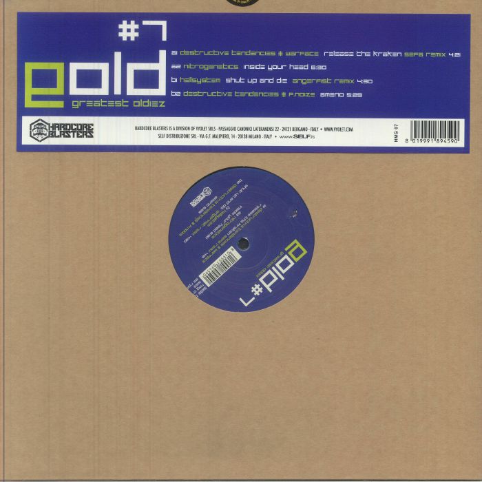 Greatest Oldiez #7 - Vinyl EP vinyl record cover