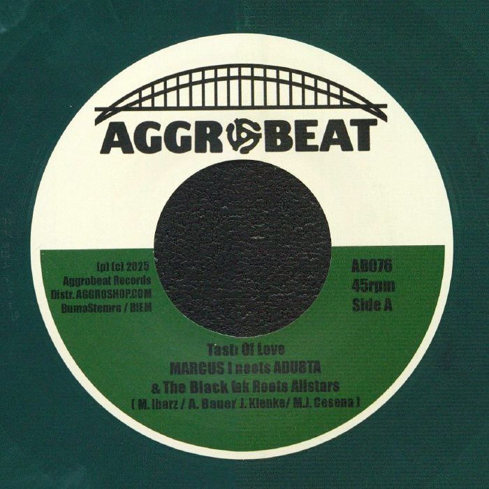 Taste Of Love - Green Vinyl Single vinyl record cover