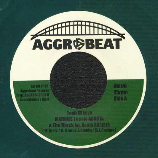 Taste Of Love - Green Vinyl Single vinyl record cover
